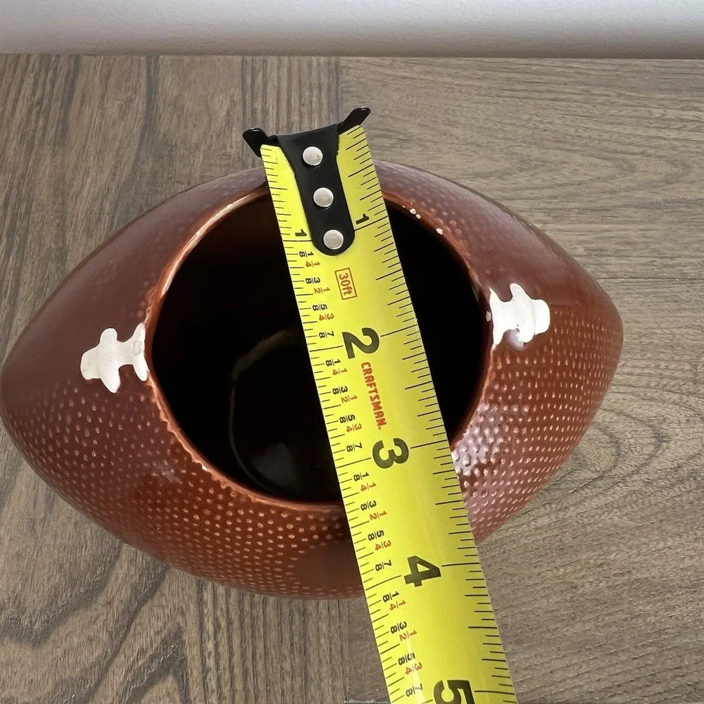Pittsburgh Steelers Ceramic Football Candy Dish Planter Pen Holder NFL Logo 7